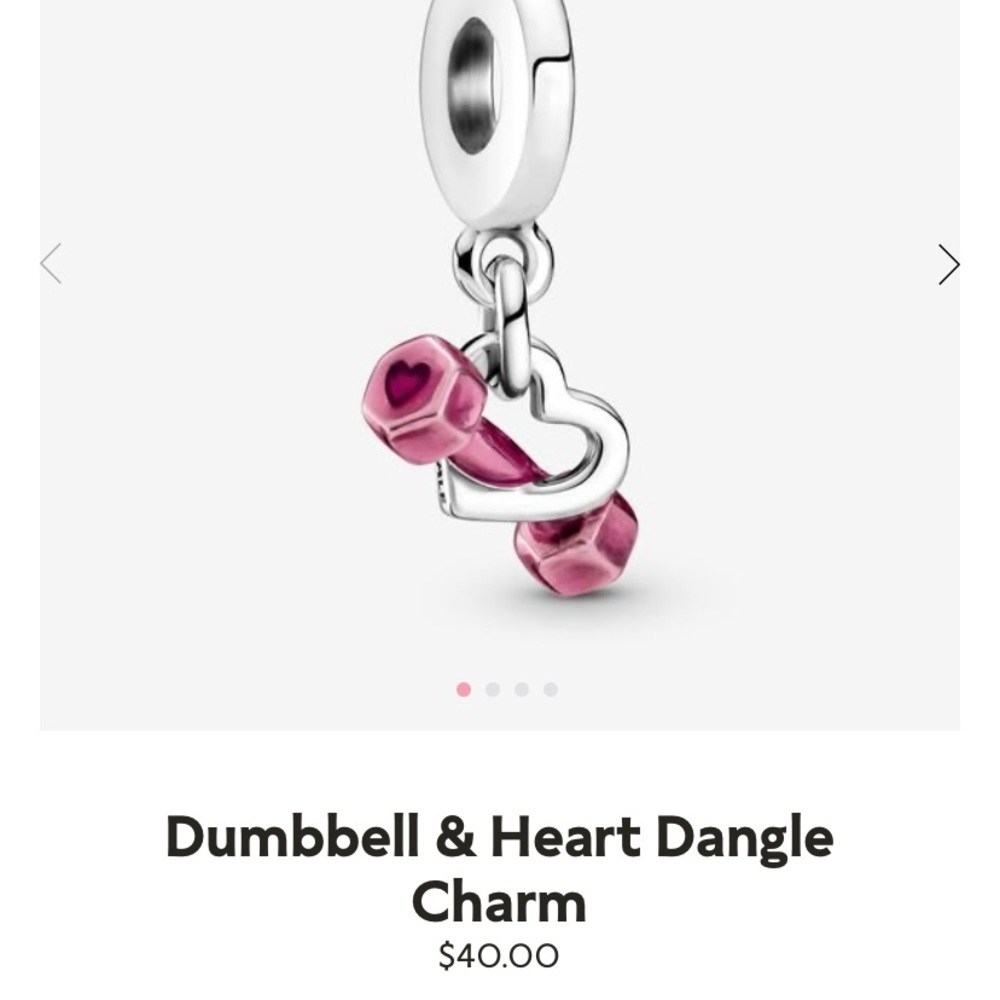 Pandora Dumbbell Charm